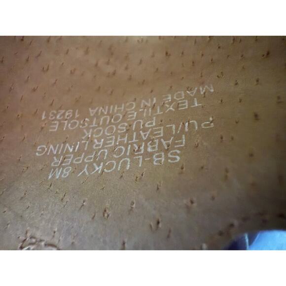 Betsey Johnson SB-Lucky Nude Rhinestone Cutout Flats Size 8M - Picture 6 of 6